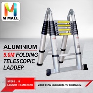 2.5Mx2.5M 16 Steps/2.2Mx2.2M 14 Steps/2.8Mx2.8M 16Steps Aluminium Telescopic Pole MultiPurpose Exten
