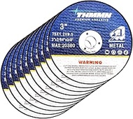 THMMN 25pcs Cut-Off Wheels 3" x 3/64" x 3/8" Arbor for Die Grinder, Aggressive Cutting Wheel for Met
