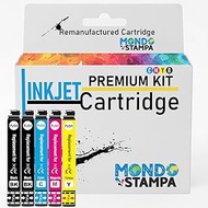 Set of 5 Compatible Ink Cartridges/Replacement for Epson Stylus D68 D88 D88 plus / DX3800 DX3850 DX4
