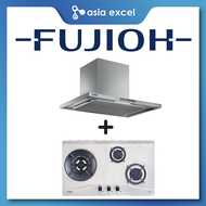 FUJIOH FR-CL1890R 90CM CHIMNEY HOOD + FUJIOH FH-GS5035 SVSS 3 BURNER STAINLESS STEEL GAS HOB