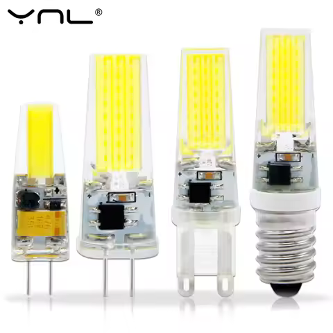 G4 LED COB Lamp Dimmable 6W 9W COB LED Bulb E14 AC/DC 12V 220V Lampada LED G9 COB Spotlight Chandeli
