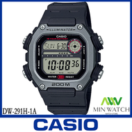 นาฬิกา รุ่น DW-291H Casio Original Standard นาฬิกาข้อมือ สายเรซิ่น SERIES รุ่น DW-291H-1A  DW-291H-1