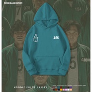 K-DRAMA HOODIE GAMESQUID 456 UNISEX/ MEN'S & Wanita'S/ FLEECE/ TOP/ JACKET/