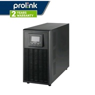Prolink 3KVA / 2700W Pure Sine Wave Online UPS with AVR Computer Server Medical Equipment Backup Power PRO803ES