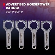 New Forged Steel H-Beam Connecting Rod+ARP Bolt For Fiat Punto GT 1.4 1.6L Turbo 4340 Forged Rods F