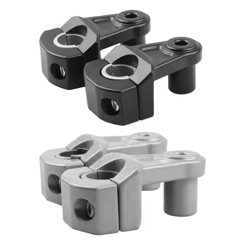 22mm to 28mm Motorcycle Handlebar Riser Mount Adapter Kit Extender Riding