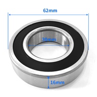 2pcs Bearing 6200 6201 6202 6203 6204 6205 6206 2RS RS 6200RS 6201RS 6202RS 6205RS 6206RS Chrome Ste