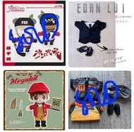 包郵‼️ Mirror 20cm 公仔 - FC / 飯製  娃衣‼️ Little Edan 《攀上天梯的螞蟻》造型 / Little Ian 小卓賢 《冰上火花》造型 / Little Anson