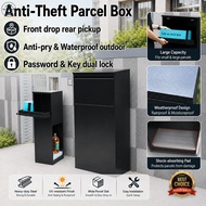 【Local Warehouse+COD】Delivery Locker Front Drop Rear Pickup Anti-Theft Steel Parcel Cabinet Waterpro