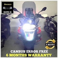 Bmw S1000RR / BMW GS / BMW C600 C650 C650GT 6500k White LED Headlight Bulb - Error Free - H1 H4 H7 H