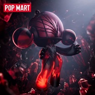 POPMART POPMART MEGA α SKULLPANDA 400% Red Crystal Gift Ornaments