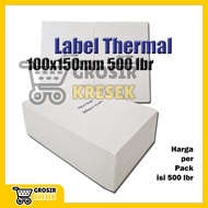 T222 Thermal Barcode Label Sticker 100 x 150mm Print Receipt/, 500 sheets