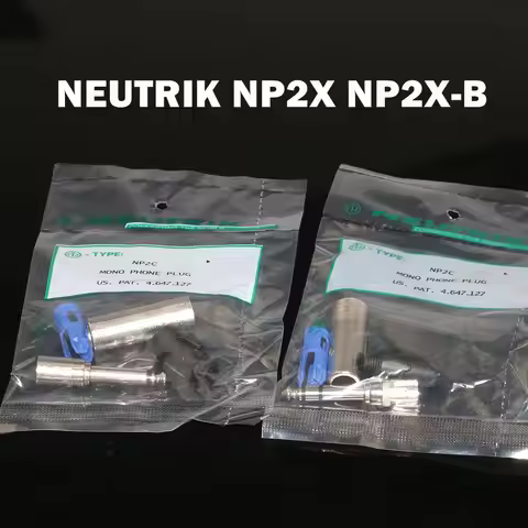 10-100PCS For Neutrik High quality NP2X NP2X-B 6.35 Two-core professional plug Mono 6.5 straight-in 
