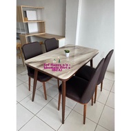 Megajaya_wayhalim 4-seat Marble Dining Table