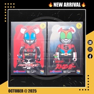 <設面交/寄運> 25年10月新貨！日本限定！全新未開封 Medicom Toy Be@rbrick Bearbrick 100%+400% 幪面超人 假面騎士 甲鬥王 Kamen Rider Kab