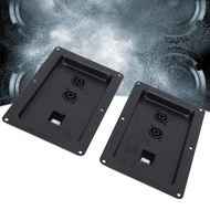 Yoidesu Audio Junction Box 2 pcs Iron Speaker Wiring Back Panel for 12-18 Inch Professional Stage Co