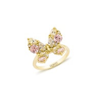 Glintz Papillon Ring แหวนเงินแท้ รูปผีเสื้อ ฝังด้วยพลอย cz.