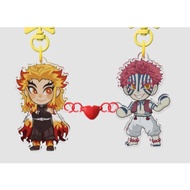 Regoku & akaza heart magnet keychain 20 Mary Shop