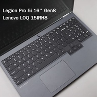 Lenovo Legion Pro 5i Keyboard Cover 16'' Gen8 Lenovo LOQ 15IRH8 Keyboard Protector Lenovo Legion 5 15.6 inch Keyboard Case Silicone TPU Transparent Keyboard Case