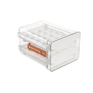 Egg Storage Box Kitchen Dedicated Drawer Organize Fantastic Food Grade Crisper Storage Box Double Layer for Refrigerator