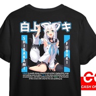 JP SHIRAKAMI FUBUKI HOLOLIVE GAMERS T-SHIRT - MEN'S DISTRO T-SHIRT & ANIME & GAMEWanita SHIRAKAMI FU