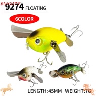 ANHUITYJ Cicada Lure, Floating Body 45mm Length Cicada Fishing Lure, High Quality 7g Weight Metal-Bl