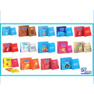 Durex Condom Love Together Extra Time Safe Dots Ribbed Thin Sensitive Strawberry Chocolate 3pc