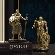 Nordic Victory Knight Office Study Decoration Retro Armor Knight Ornaments