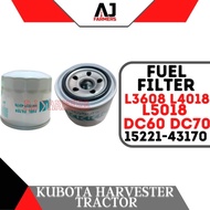 Fuel Filter Kubota Harvester DC60 DC70 Kubota Tractor L3608 L4018 L5018 Part : 15221-43170