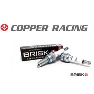 BRISK COPPER RACING SPARK PLUG AR12C LC135 FZ150 Y15ZR Y16ZR MT15 RFS150 DASH FUTURE RS150 NINJA250 KLX250 R15 R25