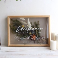 KAYU 3d Wooden Frame Size 30x42 Shatterproof Acrylic Glass