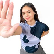 Crop Top Tee Y2K Korea The Bad and Good | 777 Studio Crop Top - Crop Tee