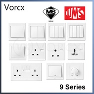 UMS 9 Series Switches and Socket Outlet