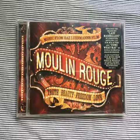 Moulin Rouge! OST CD 2001 Interscope Grammy-Winning 15 Tracks Classic Musical Sealed Collector’s Cro