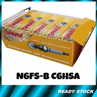 (1 Box) SPARX Spark Plug C6HSA (HONDA EX5 100/MODENAS Kriss/YAMAHA Lagenda/SYM Bonus/DEMAK)