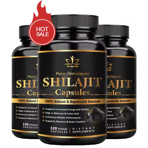 Himalaya Shilajit Capsule Original High in Trace Minerals& Fulvic Acid for Energy,Muscle Strength&Im