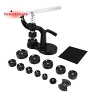 14Pcs Watch Press Set,18Mm To 50Mm Watch Case Closer,Watch Repair Kit (Black)