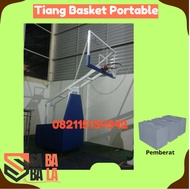 Tiang Basket Portable Ring Basket Per 2 Model APAL Akrilik 15mm