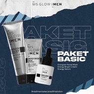 MS GLOW MEN ORIGINAL / PAKET BASIC MS GLOW MEN
