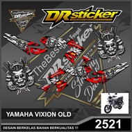 2521 STRIPING STICKER VIXION OLD SAMURAI RACING STICKER LINE SEMI FULL