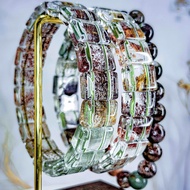 【無盡迴圈】四季幽靈 清透料 彩幽靈/花幽靈/水晶手鍊手排