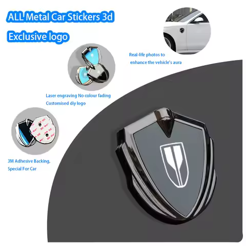 HONGQI EHS9 H3 HS9 H5 HS5 L5 L6 L7L9 H7 H9 HS39 EHS7 Accessories Car Body 3D Metal Shield Decorative