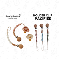 Bunny Goody Silicone Baby Pacifier Holder Clip Pacifier