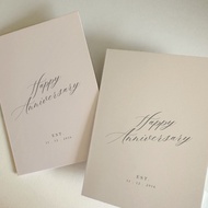 Happy Anniversary Card / Valentine's Day Card  (Please provide Anniversary date / couple names)