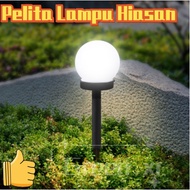 Lampu Bebola Bulat LED Panel Suria Luar Laluan Landskap Rumput Taman Halaman Lampu Pelita Lampu Hias