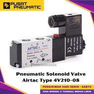 4V210-08 Pneumatic Solenoid Valve Airtac 4V 210-08 Solenoid Valve Switch Airtac 5/2 Way Single Coil 