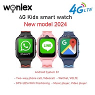 Wonlex kids smart watch KT18Pro 4G LTE 1+8GB Android 8.1 GPS positioning SOS Videocall children Smart phone Watch  WhatsAPP version