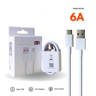 CABLE FOR XIAOMI TYPE C 6 AMPER DATA / CABLE CHARGER USB TYPE C