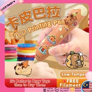Capybara 3D PEN Filament Magic Pen DIY 3D Printing Pen with PLA Filament Drawing Toy Birthday Kids 3