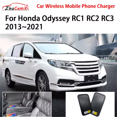Car Wireless Mobile Phone Charger Center Console Storage QI 18W iPhone fast charge for Honda Odyssey
